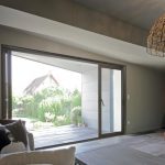 Fenêtre galandage alu coulissante "Ecléa"