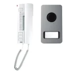 Kit villa audio 2 fils pour une famille, avec commandes de gâche et de portail