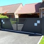 Portail alu "Création" Europortail